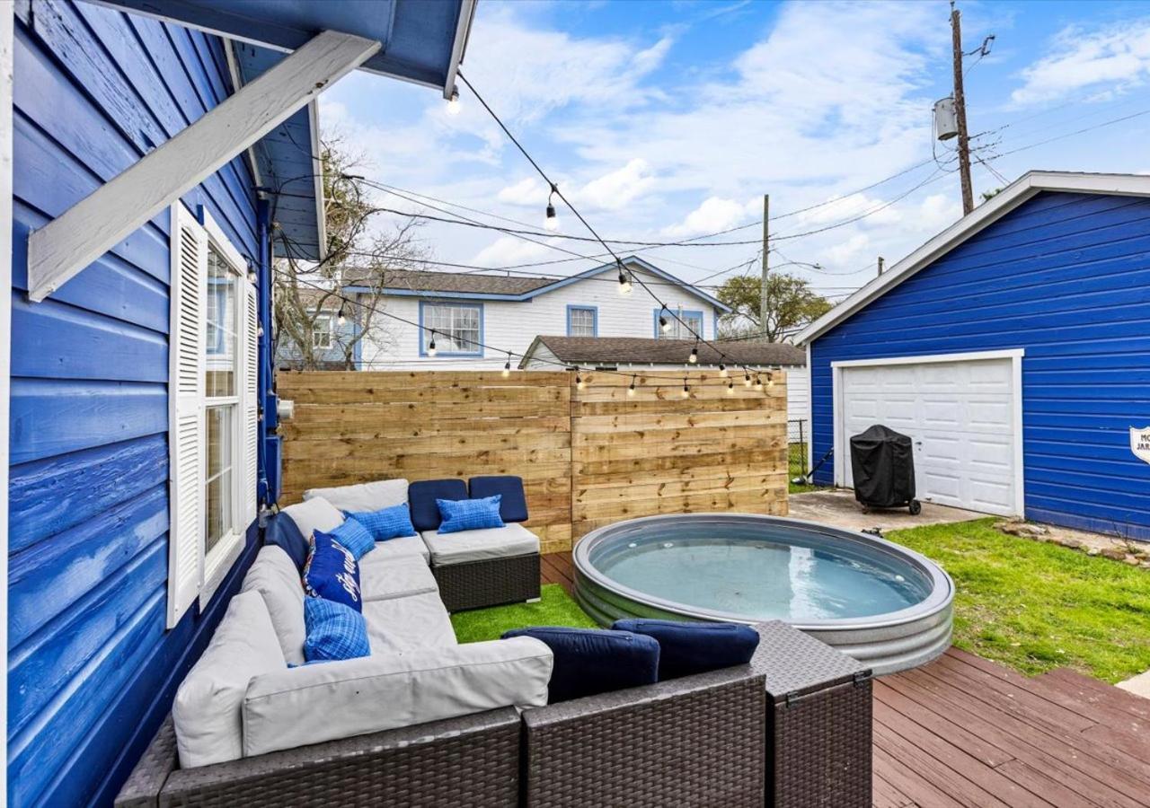 The Blue Oasis With Handicap Ramp Access Dog Friendly & Cowboy Pool Galveston Bagian luar foto